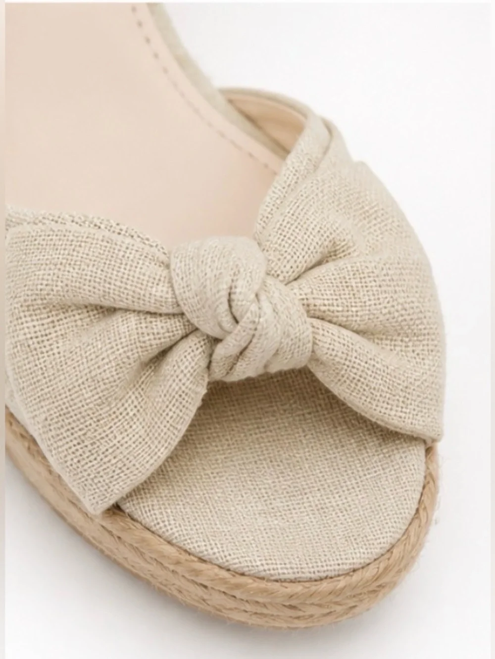 Weibena beige espadrille